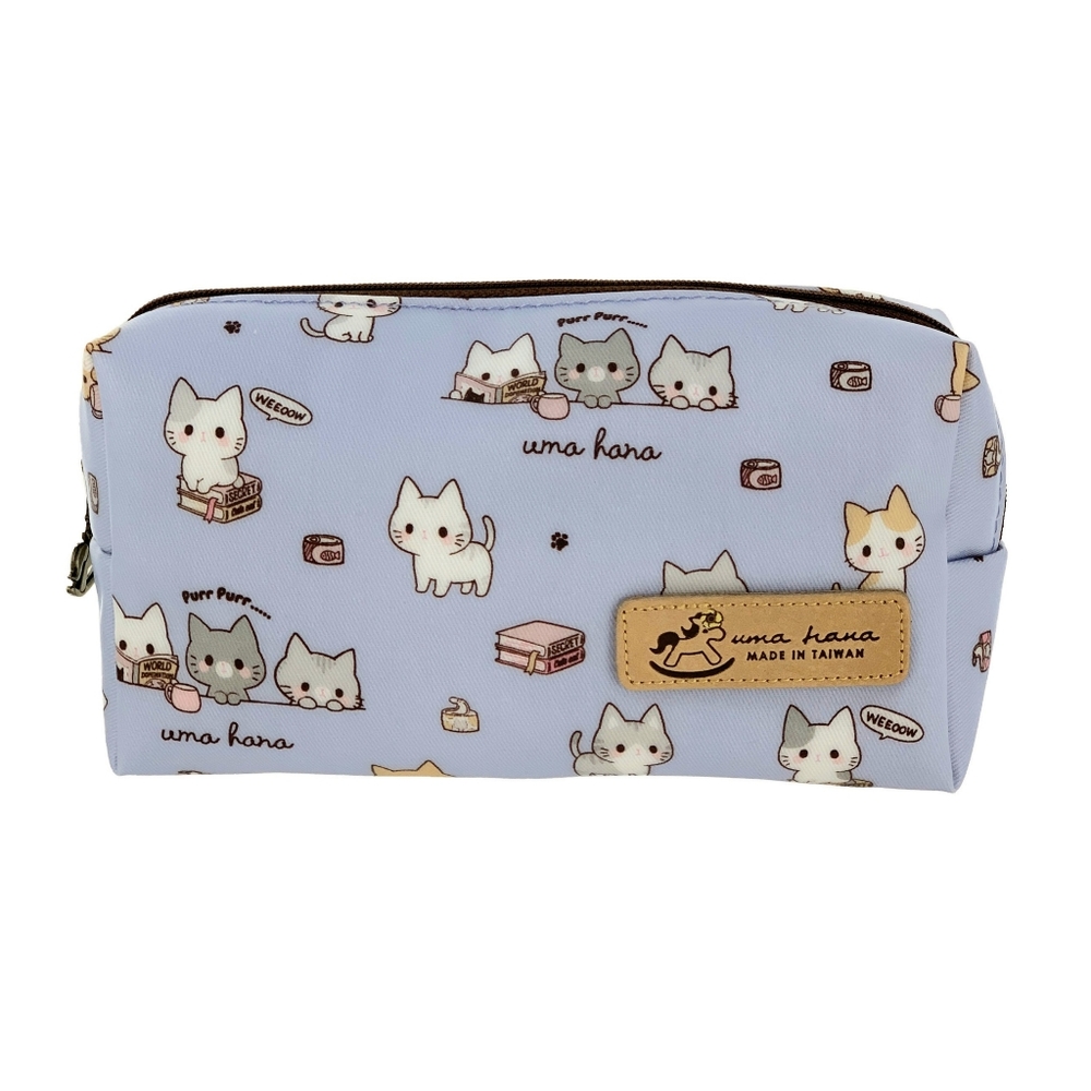 Waterproof Meow Cat Rectangle Makeup Cosmetic Bag